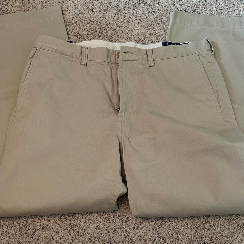Polo by Ralph Lauren Men's Khaki Chinos NWT Classic Fit W38 L32 Coin Pocket - Picture 10 of 11